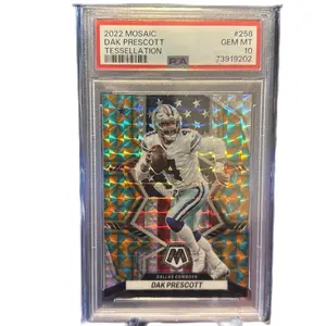 2022 Mosaic DAX Prescott Tessellation PSA 10 Gem MT Card - Dallas Cowboys Football Trading Card #258