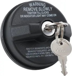 Locking Gas Cap, Lock Fuel Tank Cap Compatible with Toyota Tacoma, 4Runner, Camry - Chevy Silverado 1500, Cruze, Malibu, Camaro - Nissan Altima, Titan, Murano, Sentra, NV1500