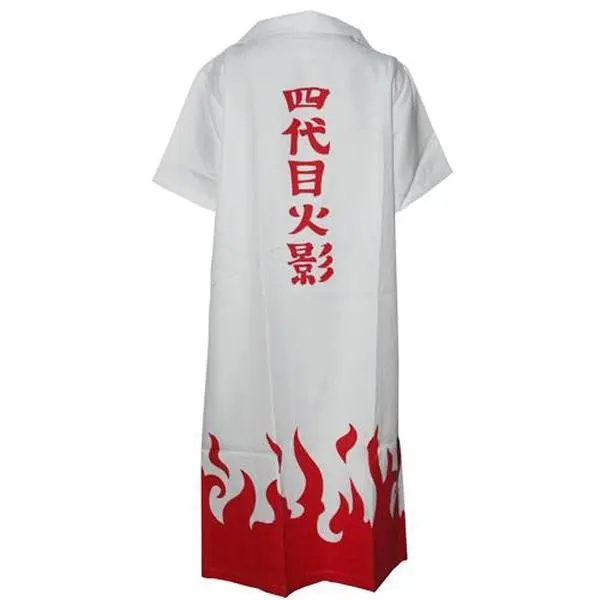 Brdwn Unisex 4th Generation Yondaime Hokage Namikaze Minato Cosplay Costume Cloak Cap Trench