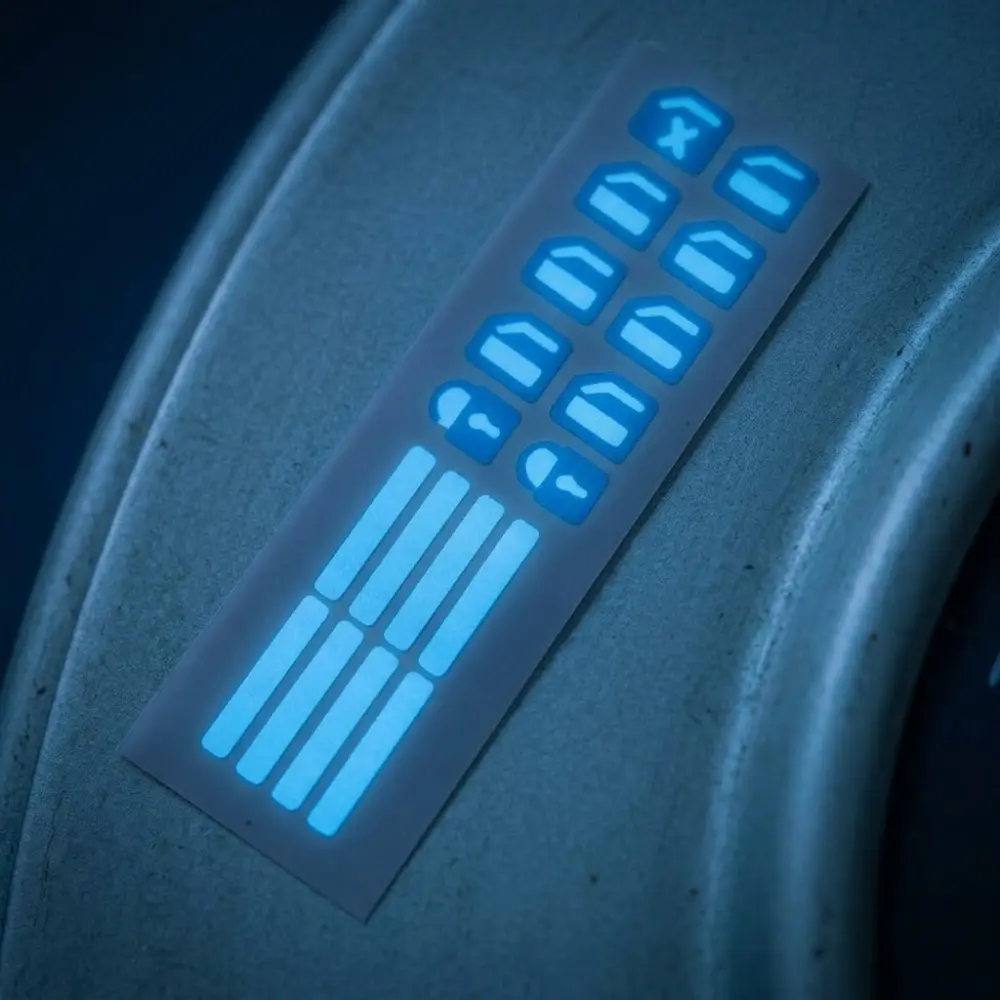 Glow in The Dark Car Window Switch Stickers, Fluorescent Button Decals for Most Vehicles. Enhance Driving Convenience & Customize Your Interior with These Practical Accessories.