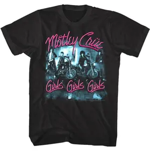 Motley Crue Girls Girls Girls Men’s T Shirt - Rock Shirt
