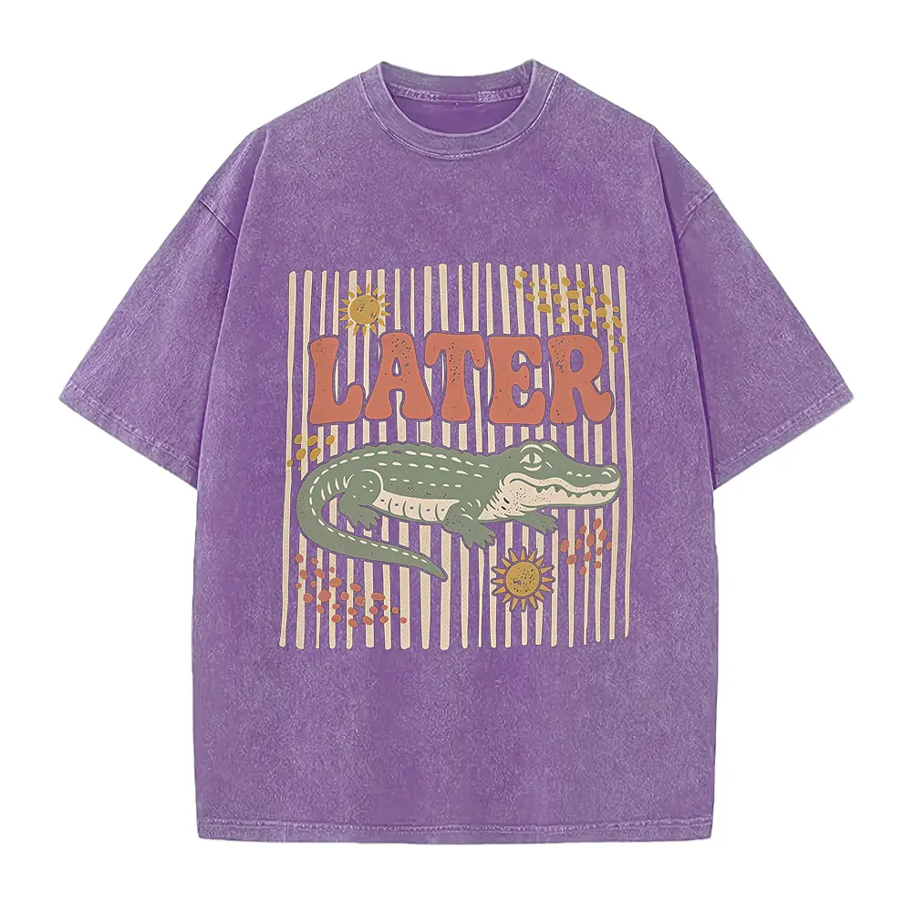 Later Gator T-shirt, Beach Shirt, Women's Trendy Summer Tee, Preppy Vacation Shirt, Boho Beachy Top, Retro Summer Outfit