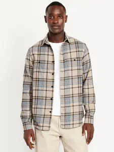 Old Navy Men's Plaid Flannel Pocket Shirt