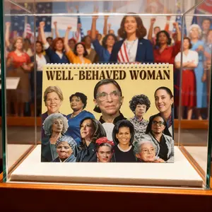 Elegant Women Behavior Model Calendar 2026, Office & Home Decor, Perfect Gift for Friends & Family, Hanging Wall Art