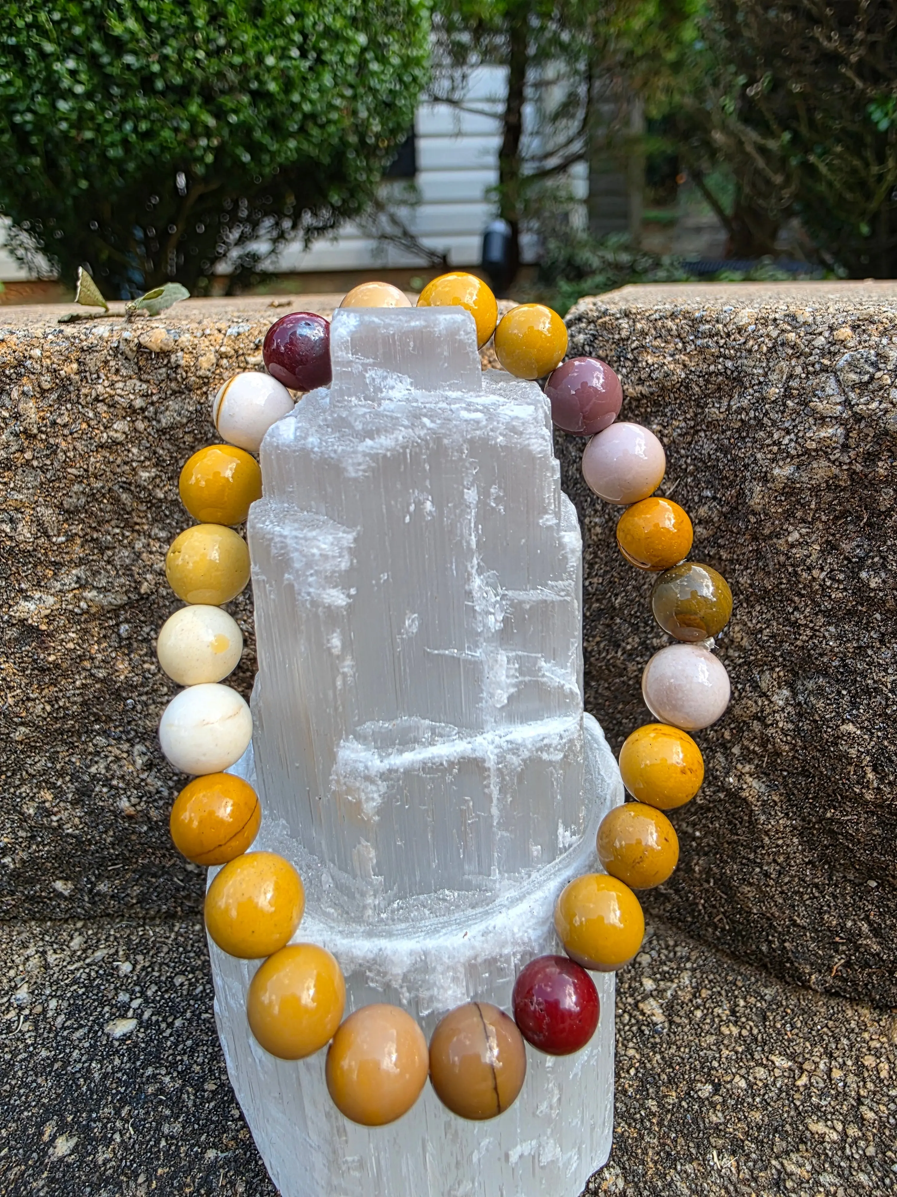 Mookaite Jasper Bracelet – Desert Queen in 8mm