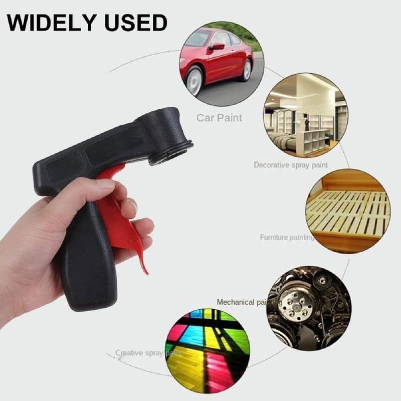 Spray Can Trigger Handle with Full Hand Grip, Convert Spray Cans to Paint Sprayer, Reusable Automotive Body Repair Paint Sprayer-YY Spray Can Trigger Handle with Full Hand Grip, Convert Spray Cans to Paint Sprayer, Reusable Automotive Body Repair Paint Sprayer-YY