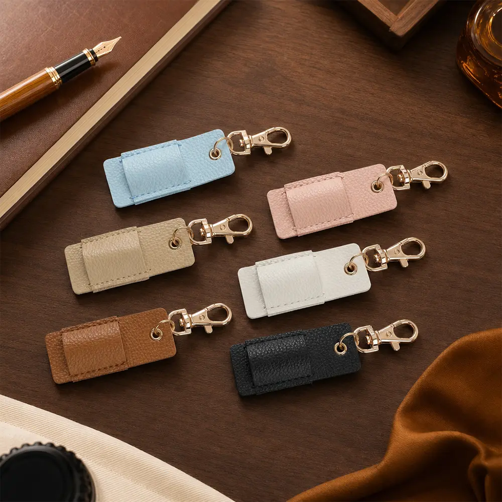 6PCS Pen Holder for Lanyard, Anti-Lost Single Pen Pouch, Portable Pen Sleeve for Keychain Neck Lanyard, Pen Holder Additions for Nurses Couriers Clerks