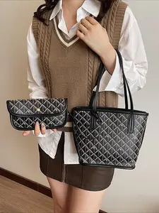 Korean Style Women's New Fall Fashion Canvas Shoulder Bag, Versatile Tote Backpack, Trendy Small Batch Design, Perfect for Daily Use, Backpacks Women