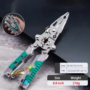 17-in-1 Wire Stripper Pliers Set with Wire Crimping and Cutting Functions | Multifunctional Foldable Cable Tool Hand Tools
