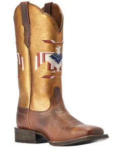 Ariat Women's Women'S Frontier Chimayo Thunderbird Embroidered Western Boot - 10042578