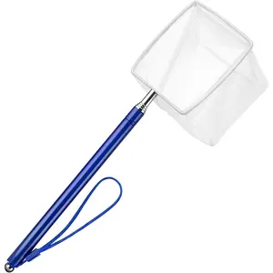 Inch Fine Mesh Shrimp Net, Tiny Fish Net for Shrimp Baby, Long Handle Small Fishes Tank Tool for Bettas, Extendable Stainless Steel Handle, Small Tank & Pond Cleaning Nets