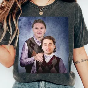 Kirill Kaprizov Quinn Hughes Hockey Vintage Shirt, Minnesota Brother Ice Hockey Funny 90s Shirt, Must-Have Basic, Always Handy, Go-To Outfit, No Thinking Needed