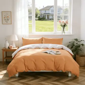 Elegant Duvet Cover Set 3-Piece, Includes 1*Duvet Cover Without Filler and 2*Pillowcases Without Filler, Soft Comfortable Fabric, Full Size Available, Ideal Gift