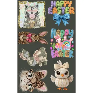 EASTER (2) PREMADE GANGSHEET - 22X36 DTF TRANSFERS - DIRECT TO FILM