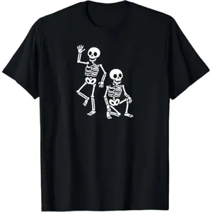 Subtle Skeletons FDT Shirt, Halloween fdt T-shirt, Spooky Season Tee, Unisex Graphic Cotton Tops