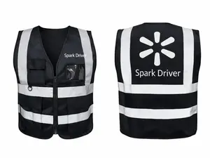 Reflective Safety Vest for Delivery Drivers – High Visibility Day & Night – One Size Fits Most