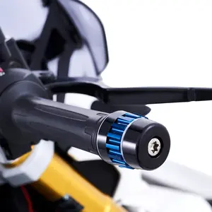 1 Pair Motorcycle Handlebar End Weights - Fits BMW R1100RS/R1100RT/R1150GS ADV/R850GS - Booster Handle Clips & Grip Covers