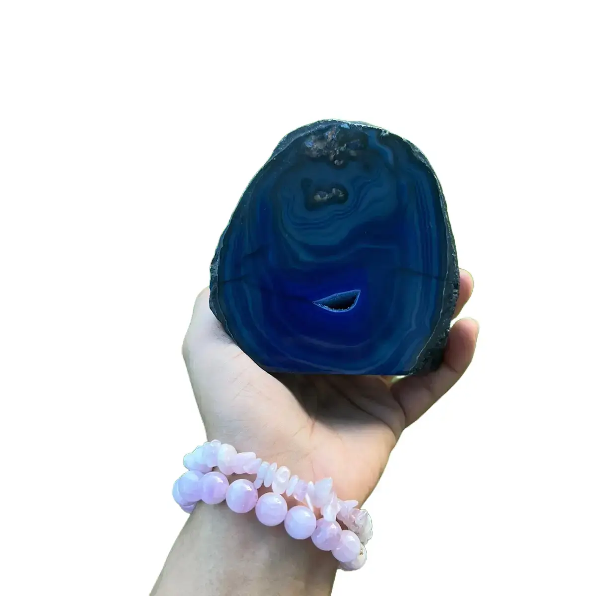 Enhanced Blue Agate FreeForm
