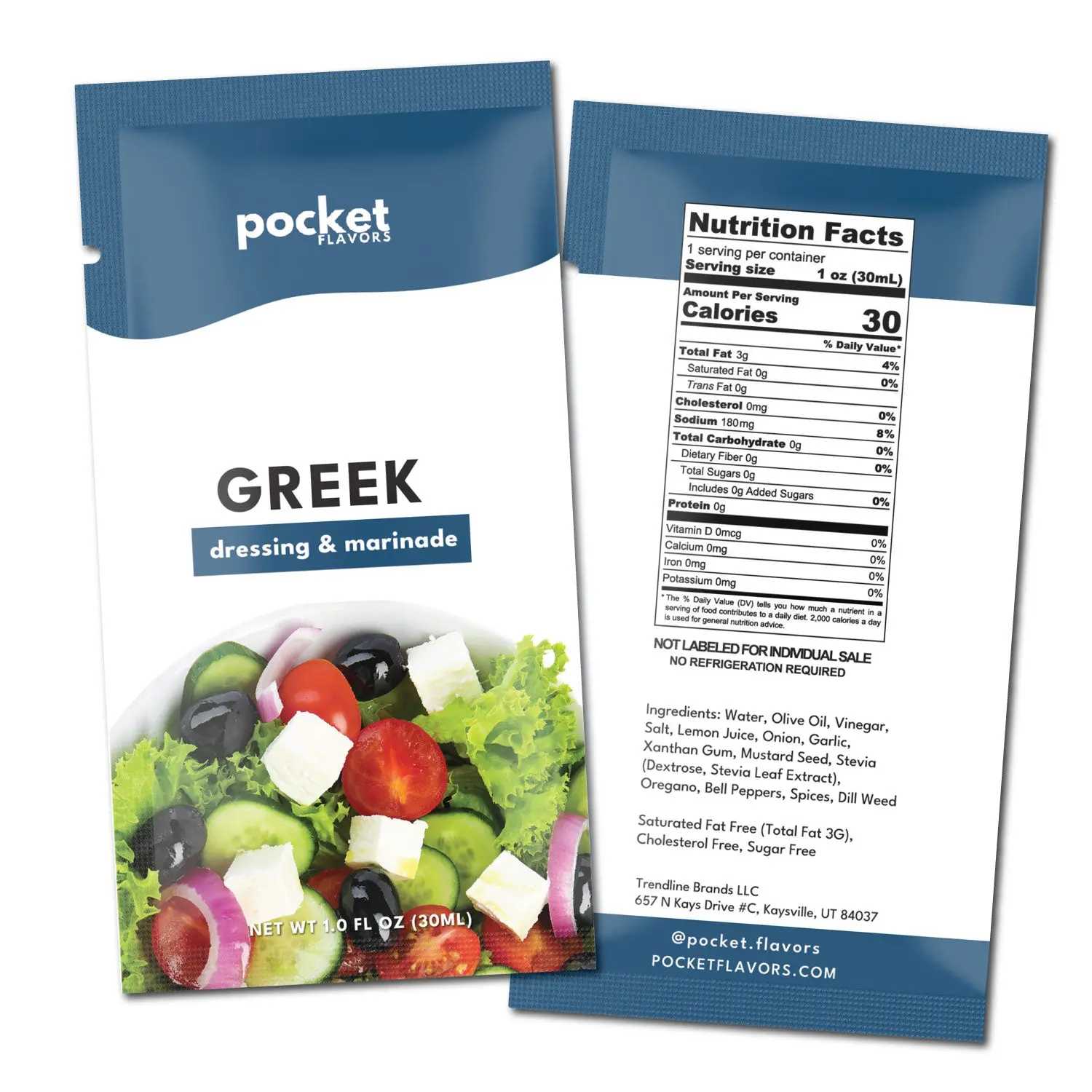 Greek Low-Calorie Dressing Packets