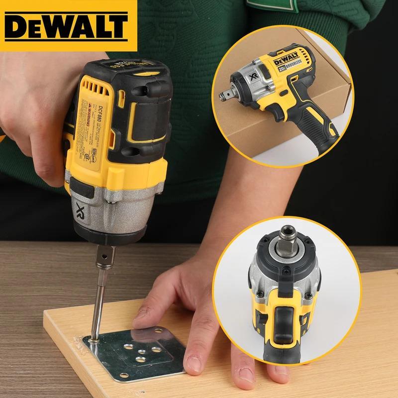 DEWALT DCF880 Lithium Battery Brushless Impact Wrench 20V Detachable Tire High Torque High Speed Powerful Disassembly Tool