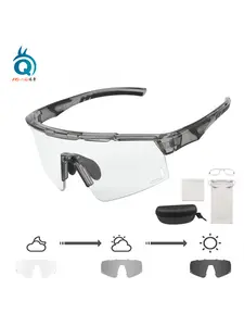 New day and night dual-use anti fog riding glasses, outdoor sports marathon glasses, mountain bike eye protection, windproof
