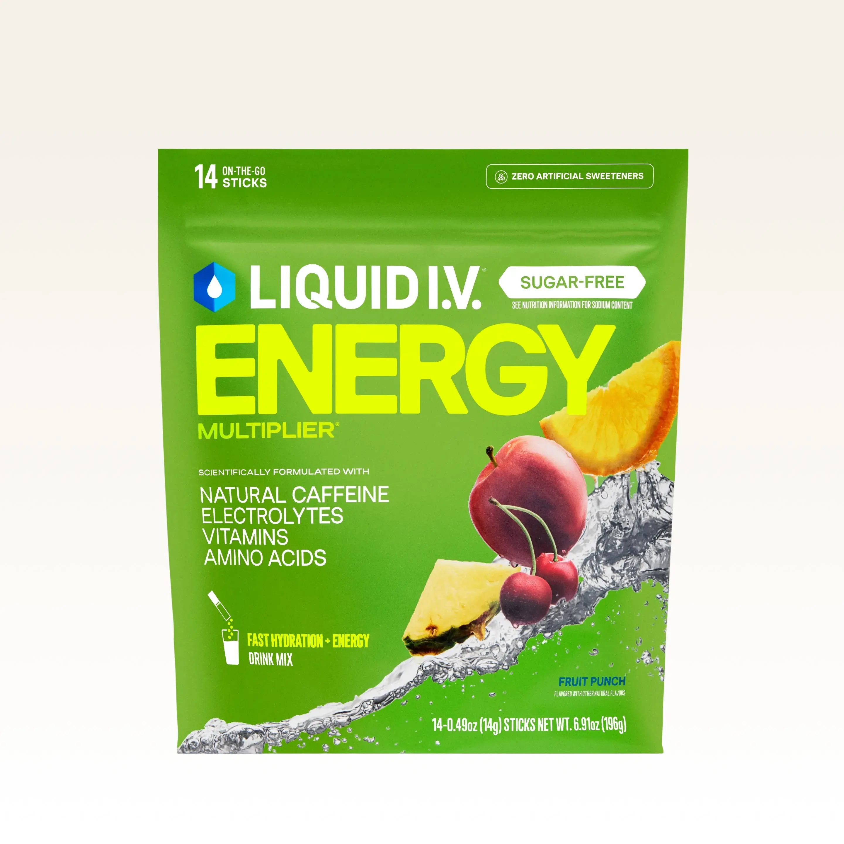 Pure Kick Energy & Hydration Electrolyte Powder Variety Pack – 30 Packets – Zero Sugar, Gluten-Free