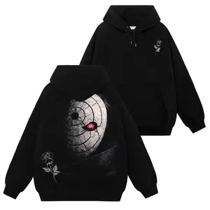 ZagonStore Obito Uchiha Distorted World - Naruto #35 Hoodie Sweatshirt, Japanese Comic, Y2k Anime Shirt, Oversized Anime Hoodie, Vintage Anime Shirt, Gift For Fan, Anime Manga Gift