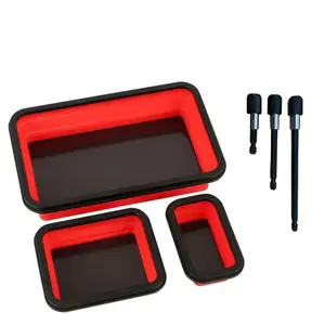 Magnetic Screwdriver Bit Holder, 3 Counts/set Magnetic Screwdriver Bit Holder, Extension Rod, Self-locking Extension Rod, Magnetic Screwdriver Bit Holder