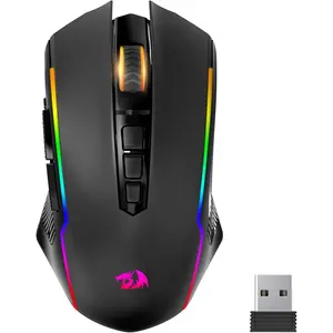 Gaming ,   Gaming with 8000 DPI, PC Gaming Mice with Fire Button, RGB Backlit Programmable   Gamer, Rechargeable, 70Hrs for Windows,  Gamer, Black