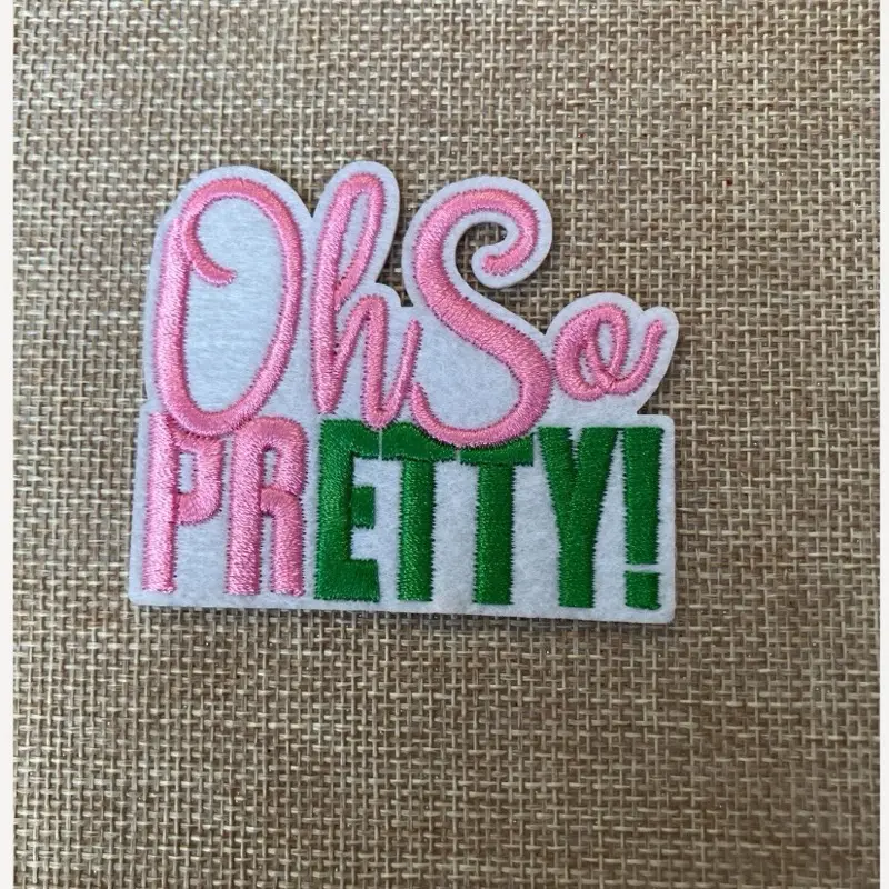 Embroidered Iron-On Patch, Versatile Decorative Accessory for Clothing, Bags, Hats