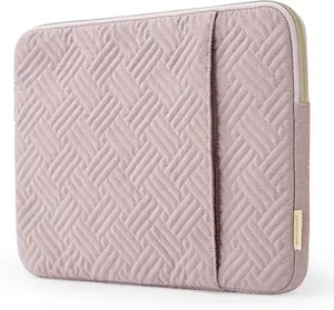 Laptop Sleeve Bag Compatible with MacBook Air/Pro, 13-13.3 inch Notebook, Compatible with MacBook Pro 14 Inch, MacBook Air M2 Sleeve 13 Inch, Repellent Protective Case with Pocket, Pink
