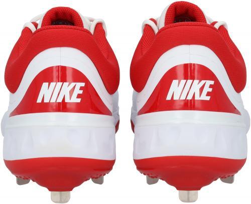 J.T. Realmuto Philadelphia Phillies Player-Issued White and Red Nike Cleats from the 2025 MLB Season - Fanatics Authentic Certified