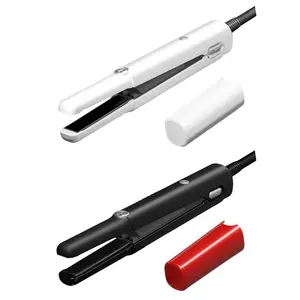 Hair Straightener Curler Professional Hair Styling Tool Anti Scald Multifunction 4 Adjustable Temperature  up for Women White Comfort