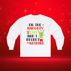 Naughty List Long Sleeve Tee