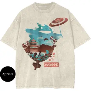 valentine shirts My Neighbor Totoro Shirt, Studio Ghibli Shirt, Anime Shirt, Vintage Tee, Unisex Cotton Crewneck T-Shirt Menswear Womenswear Underwear Streetwear Top