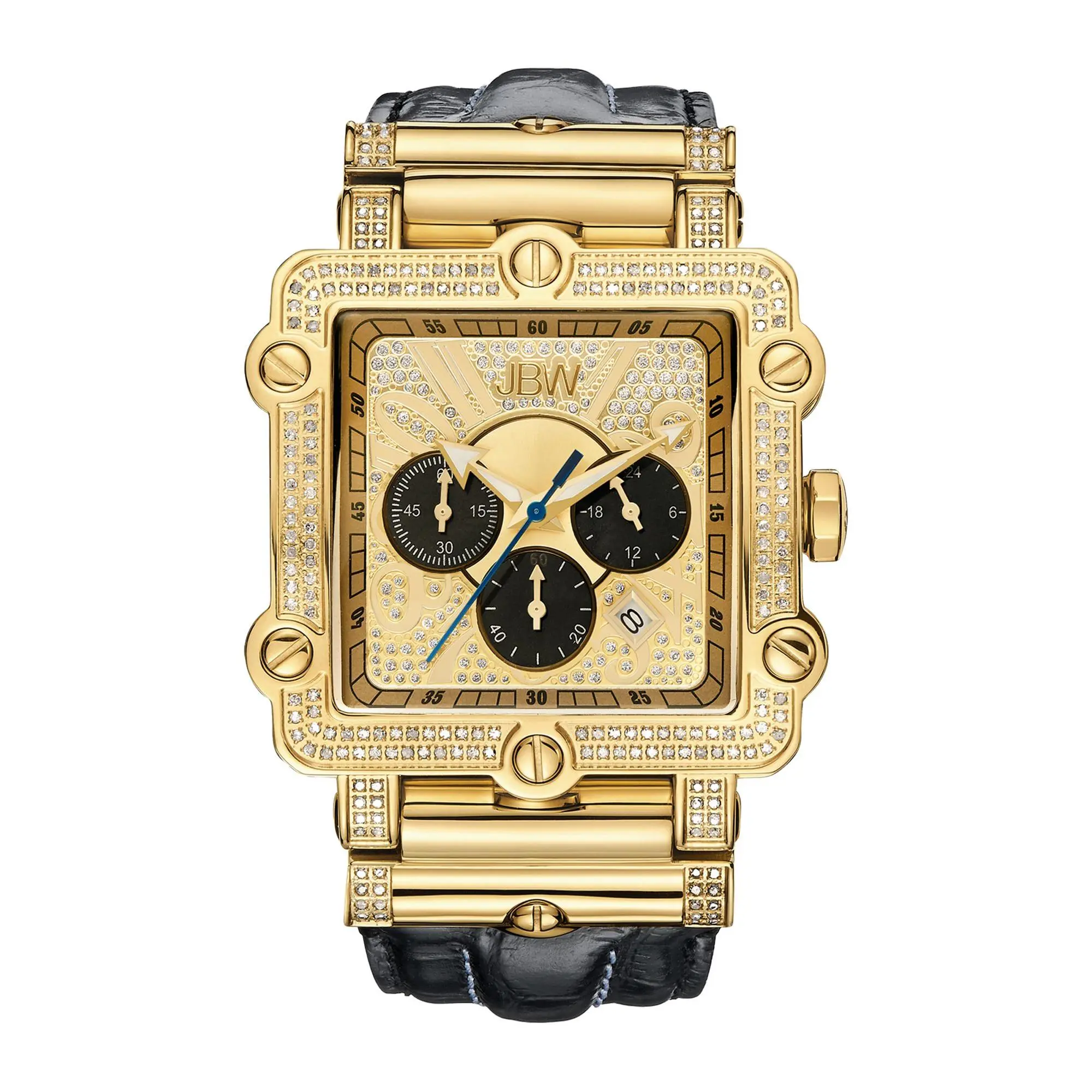JBW Men's Phantom Gold-Plated Stainless Watch JBW Men's Phantom Gold-Plated Stainless Watch