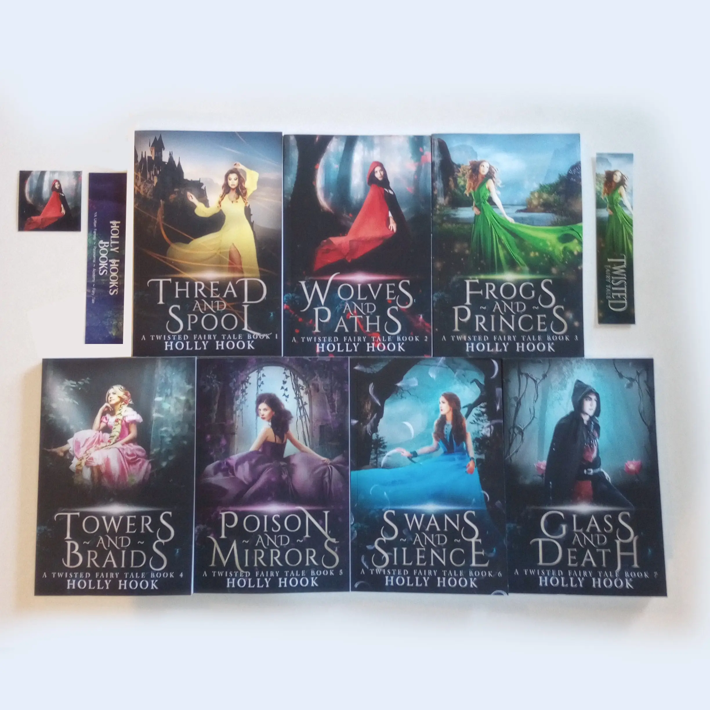 The Twisted Fairy Tale Series Book Bundle: A YA Fantasy Series. 7 Complete Novels, Great Book Lover Gift, Signed By The Author.