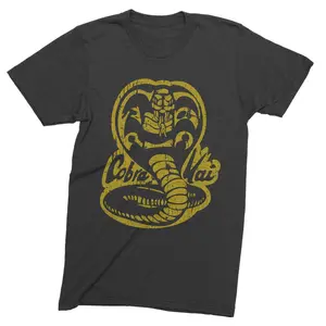 Cobra Kai Vintage Tri-Blend Shirt Karate Kid 80s and 90s Retro Look