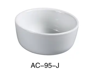 Yanco AC-95-J 9.5 oz ABCO Jung Porcelain Super White Tableware Bowl - Pack of 36