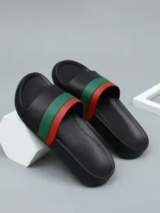 Non-Slip Odor-Resistant Eva Soft Slippers for Home Use, Summer Indoor Bathroom Bathing High-End Cool Slipper, Comfortable Household Shoes