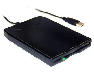 External Slimline Floppy Drive - Black