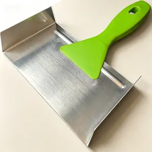 Bi-Directional Drywall Corner Trowel - 7.5 Inch Stainless Steel Tool for Inside Corners - Smooth Fast Finishing Drywall Tool with Polymer Handle - Innovative Corner Trowel for Drywall Finishing