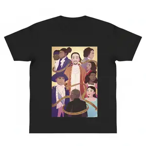 Alexander Hamilton Christmas T-Shirt Hamilton Fan Exclusive Korean Loose Fit Casual Top Broadway Fan Wear Musical Star Tee y2k fashion Streetwear Top Trending