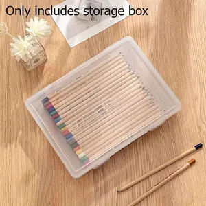 Transparent Kids Building Blocks Storage Box, Box with Lid, Educational Sorting Organizer Case, Children DIY Assembly Toy Packaging Box, 1pcs