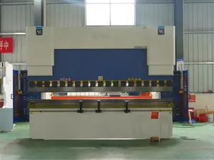 300T 4000 electro-hydraulic bending machine is equipped with the AX68T system and can be customized with factory price according to customer requirements