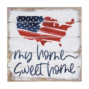 Sincere Surroundings 8" Home Sweet Flag PalletPetite