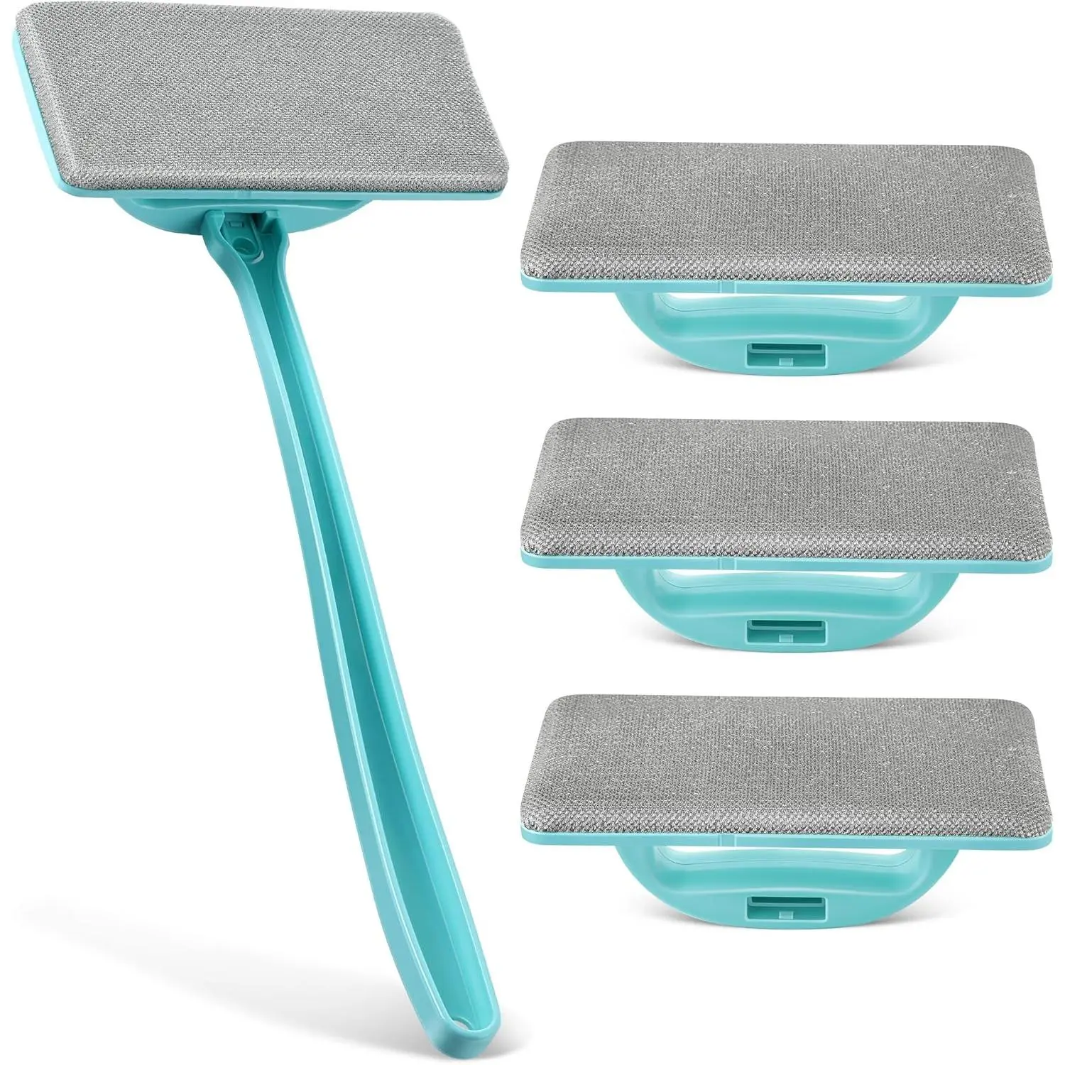 Mesh Screen Cleaner, Detachable Window Cleaning Brush, Dry and Wet Dual Use Tool with Screen Washing Equipment,  for Easy and Efficient Window Cleaner Tool Maintenance(5 Pack)