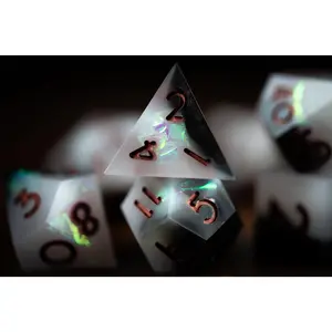 Obsidian Nebula Space Dice Set