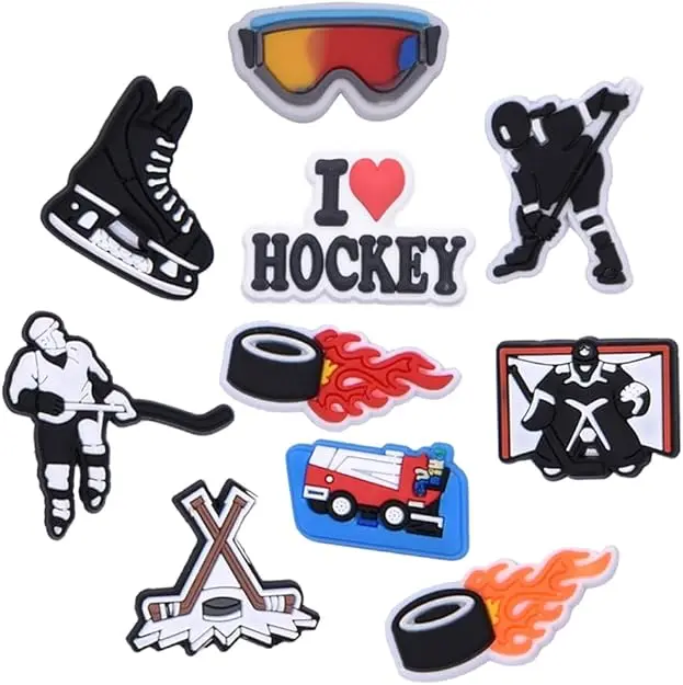 Croc Charms: Hockey Pack