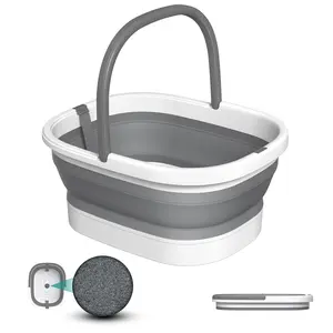 Nekteck Collapsible Foot Soaking Tub Foot Bath Basin with 138 Acupressure Nodes and Pumice Stone for Foot Massage Pedicure Spa Ideal Gifts for Men Women Dad and Mom